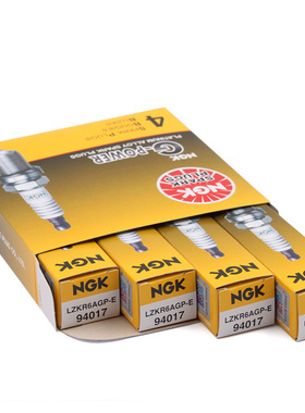 NGK94017铂金火花塞 LZKR6AGP-E 适用于起亚K2/K3/福瑞迪现代ix25