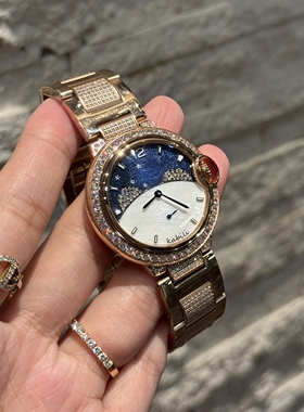 2026新款星空女表玫瑰金时尚ins气质手表夜光珠宝镶钻贝母手表女