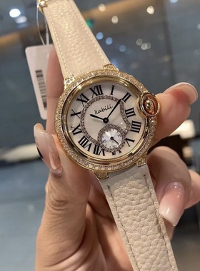 2026新款女表小众轻奢气质镶钻卡家气球手表女网红小金表新年礼物