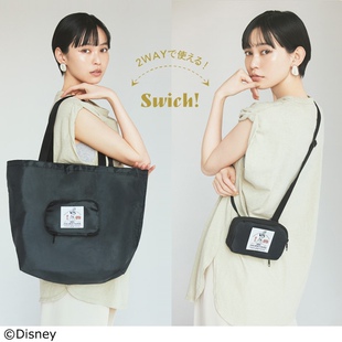 杂志附录 101斑点狗 便携可折叠购物袋环保袋 单肩包 斜挎包