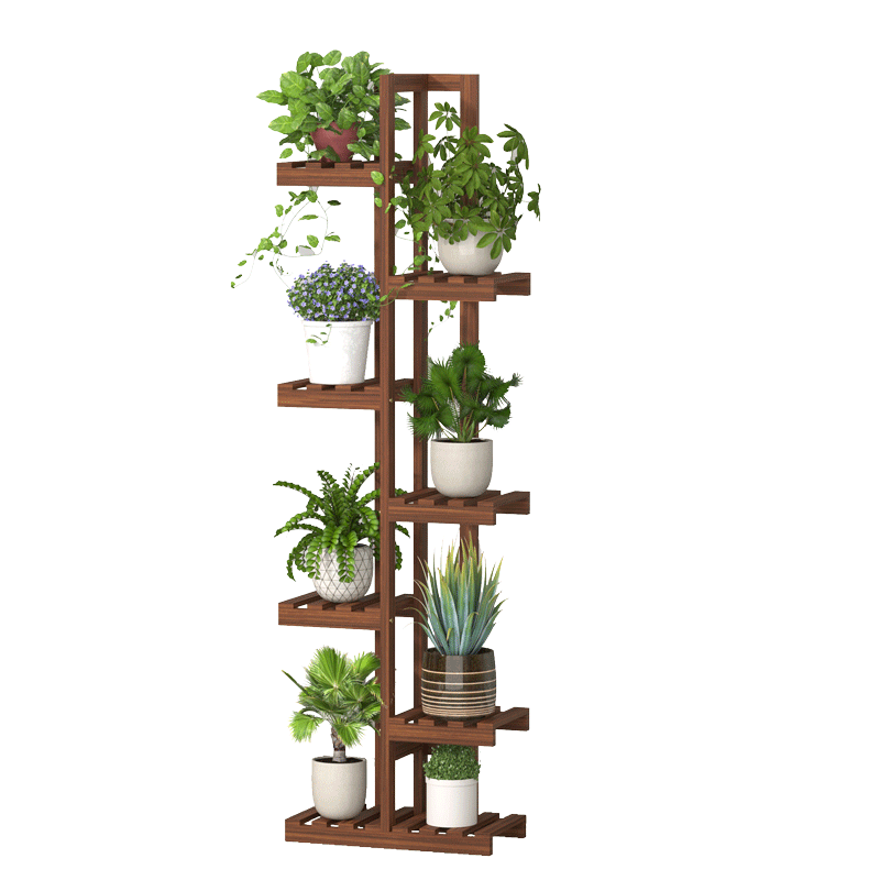 多层实木花架子室内玄关办公室