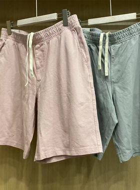 男装/女装水洗针织松紧短裤休闲棉质中裤子E474129/477950/467797