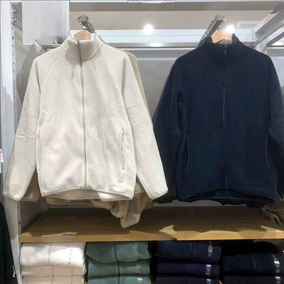 日单男装女装摇粒绒拉链茄克/长袖外套夹克25秋冬新款休闲479792