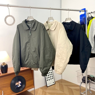 合作款男装女装空气棉服休闲短茄克外套夹克秋冬新款上衣R479411