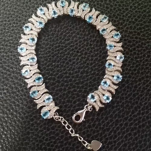 【luna与胖弟】JN-CBGF7-106 托帕石手链