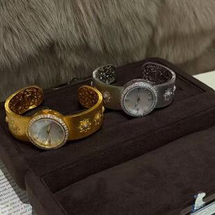 时光 与你度过所有 意大利拉丝足银镀24k LUNA和胖弟BUR