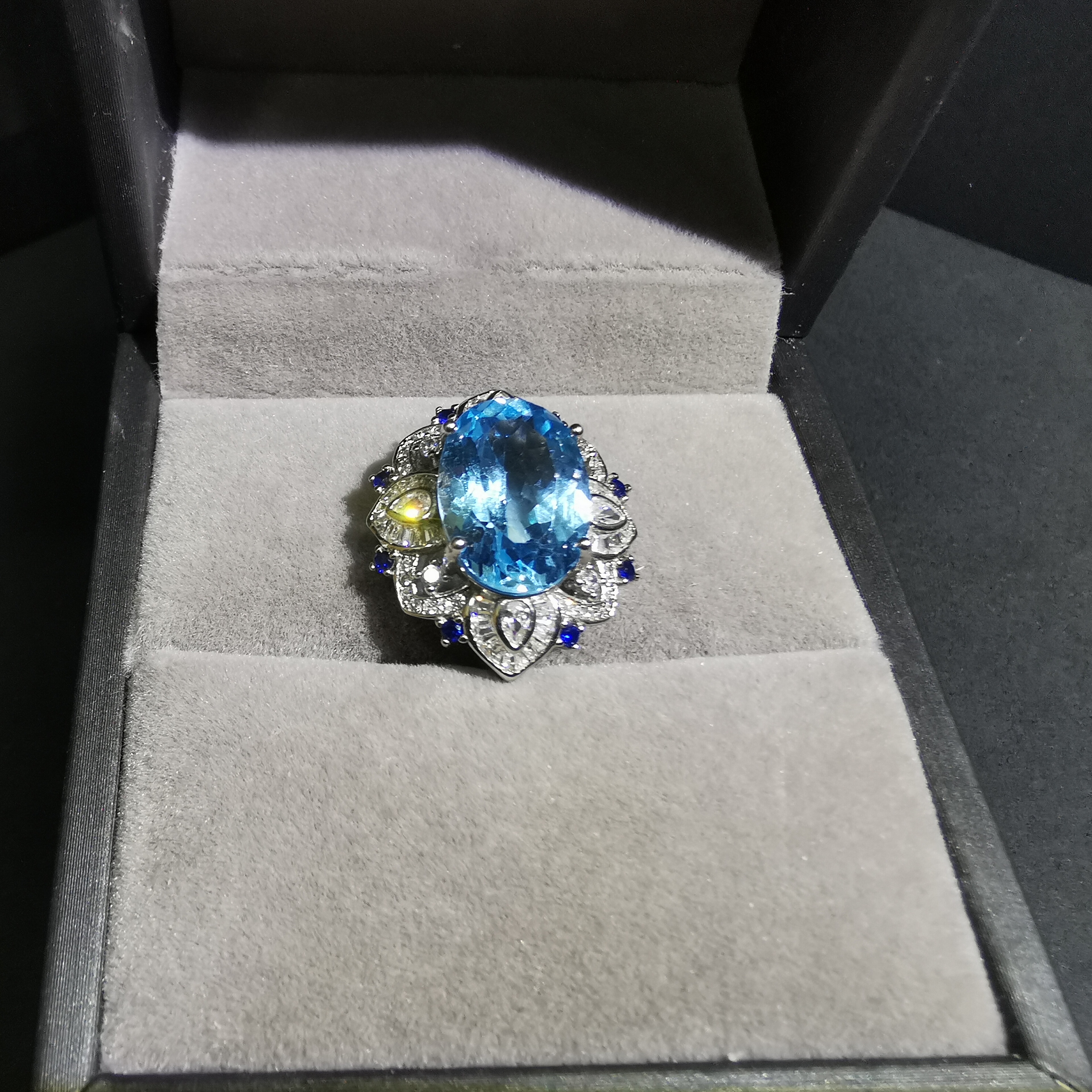 【luna与胖弟】JN17-139 托帕石镶嵌吊坠 多样性发其一