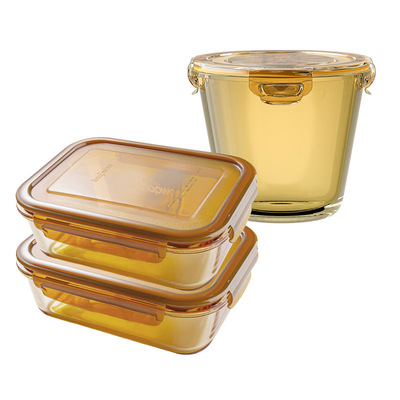 高硼硅圆形和方形保鲜盒