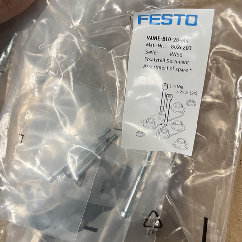 FESTO 费斯托 备件分类 VAME-B10-20-MK 8026203 现货