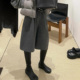 灰色毛呢五分裤 时髦洋气高腰遮胯显瘦直筒裤 女2025年冬季 流行新款