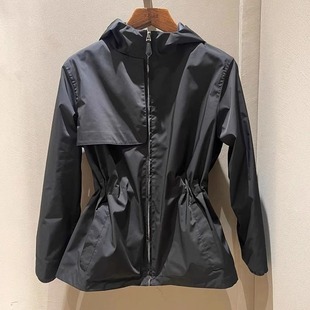 外套女款春秋品牌折扣撤柜女装外贸高级感黑色冲锋衣女款2025新款
