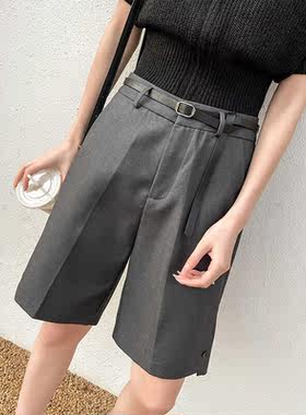 2026时尚洋气抗皱有型西装短裤
