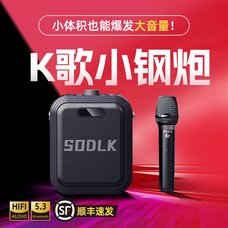 SODLK声莱客便携蓝牙乐器音响户外K歌广场舞U盘内存卡播放带话筒,影音电器,无线/蓝牙音箱,淘宝优惠券,粉丝福利购,淘宝优惠卷