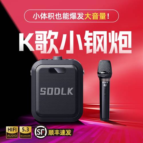 声莱客K12便携式蓝牙音响户外K歌