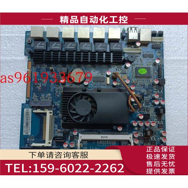 6个千兆网口D525集成主板HJ-D525N6S ros维盟wayos防火墙【议价】