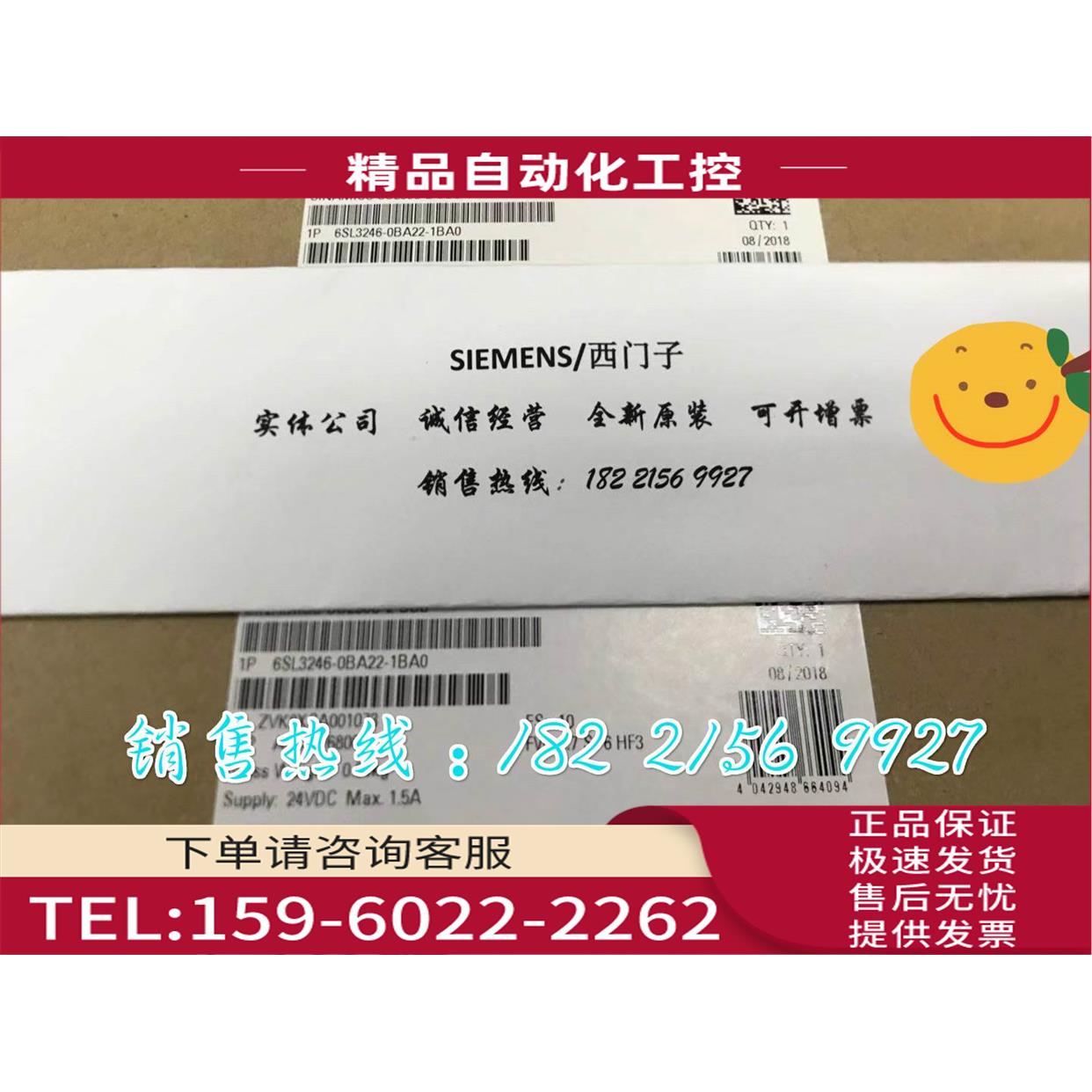 6SL3246-0BA22-1BA0G120 控制单 CU250S-2【议价】