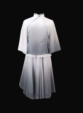 新款舞蹈演出服装现当代舞蹈雏菊表演服五四青年艺考民国学生女装