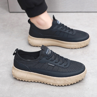 新款 软底耐磨防滑休闲单鞋 老北京布鞋 厚底百搭健步鞋 男式 2025秋季