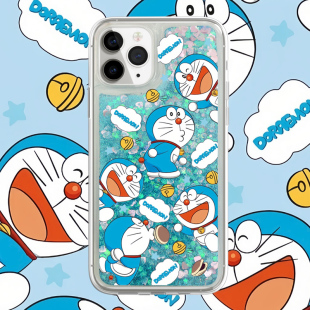 s23fe可爱note10 a54 防摔a05硅胶a14流沙a25 a33日系a52 a91 a30 卡通叮当猫适用三星s24ultra手机壳s10plus