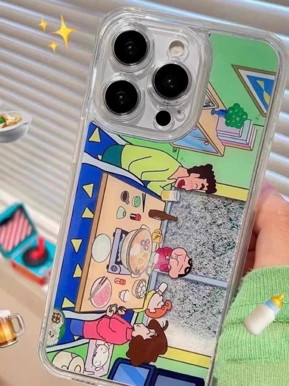 三星note20手机壳流沙蜡笔小新