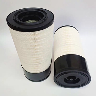 载机 60C2471空气滤芯60C247250E适配柳工850H铲车855N空滤856CN装