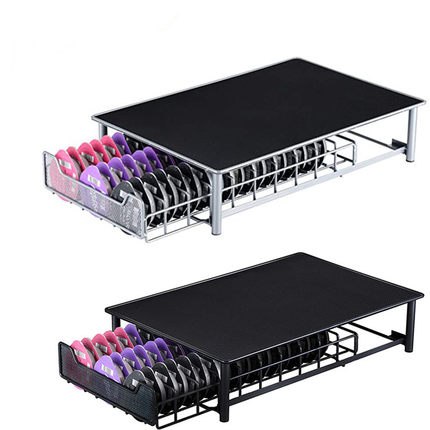 新款适用Tassimo胶囊咖啡收纳盒抽屉式静音咖啡机底座可放60颗