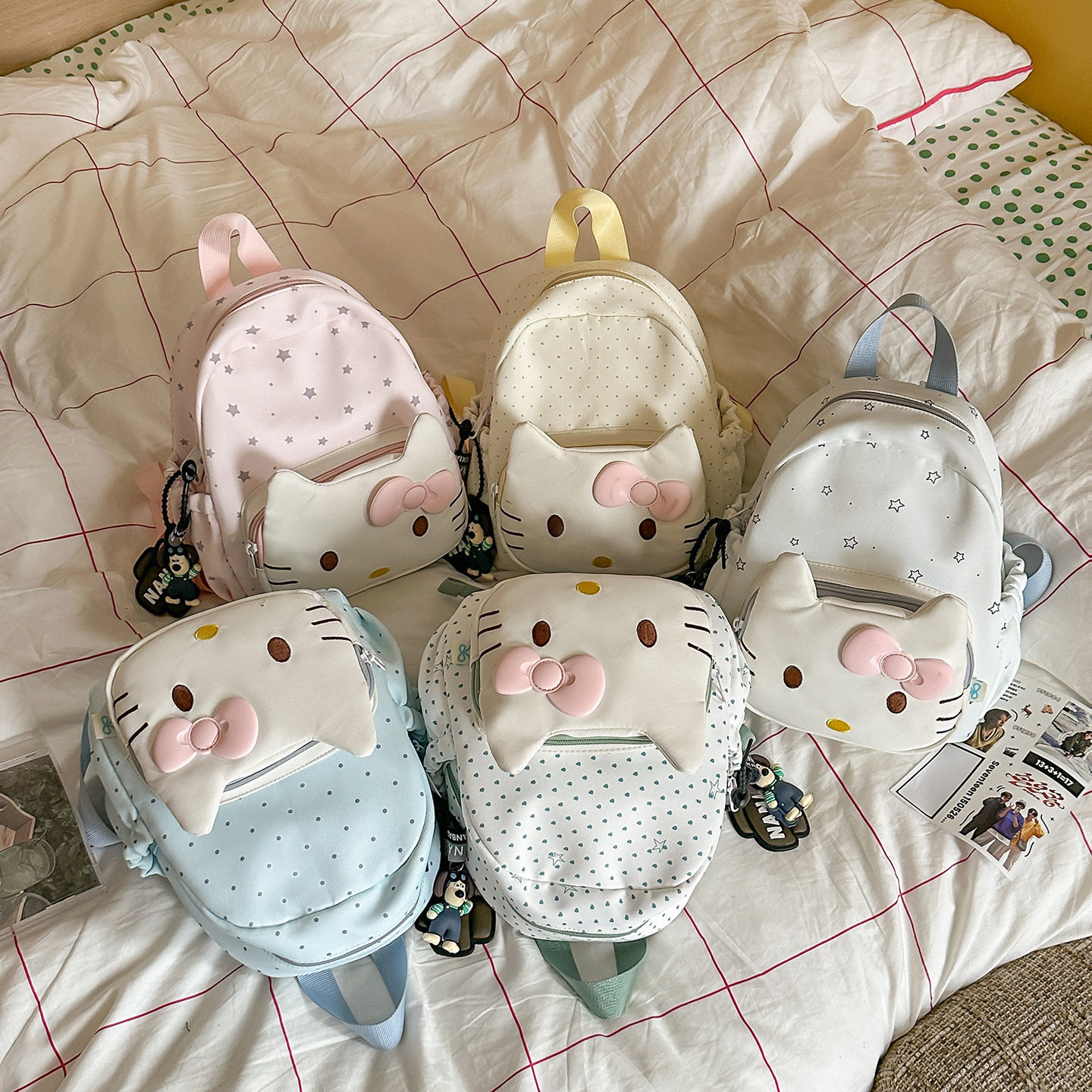 可爱卡通幼儿园儿童书包洋气小女孩外出双肩包女童迷你轻便背包潮