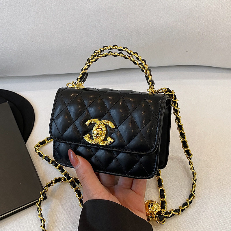 外贸女包经典小香风菱格链条小方包时尚百搭手提单肩包斜挎包bags