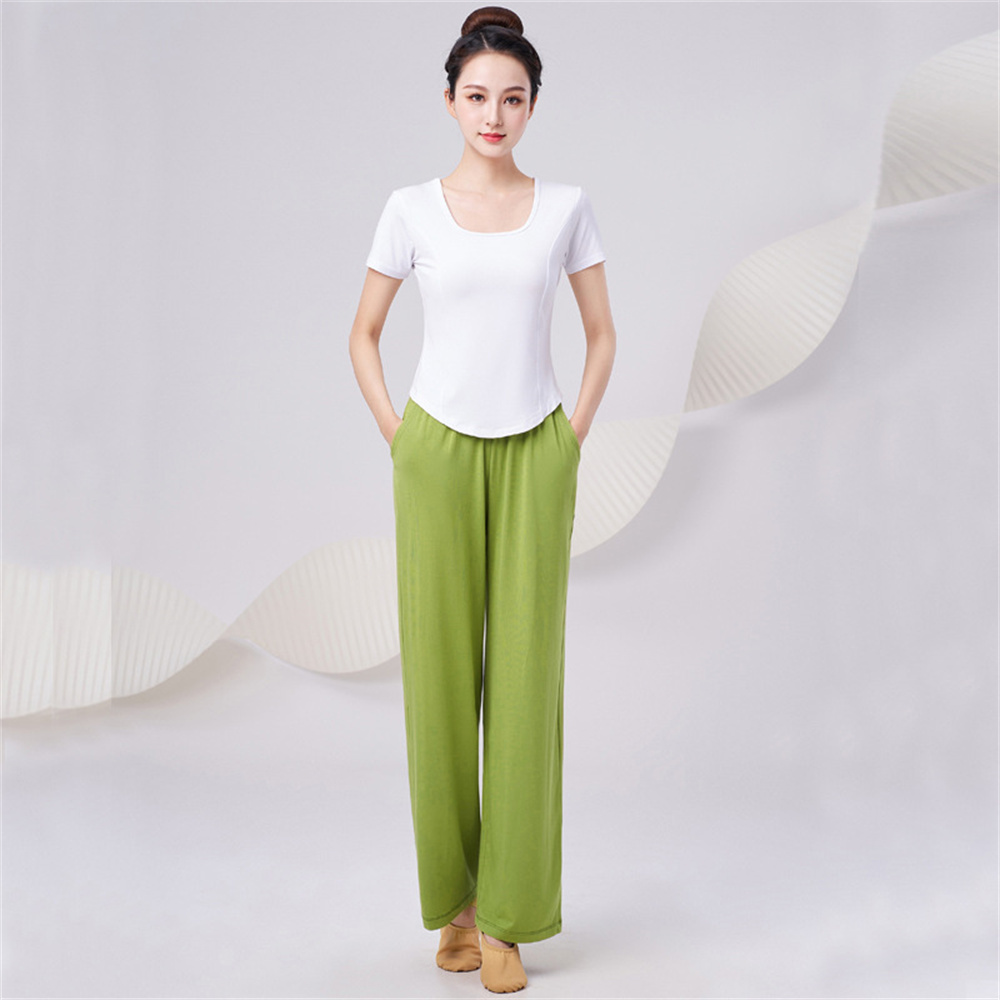 莫代爾瑜伽服套裝女短袖專業跳舞