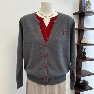 妈妈装新款秋冬假两件针织毛衣宽松套头长袖中老年保暖打底衫上衣