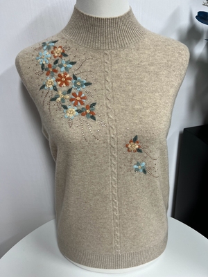 高端秋冬100纯羊毛宽松妈妈装