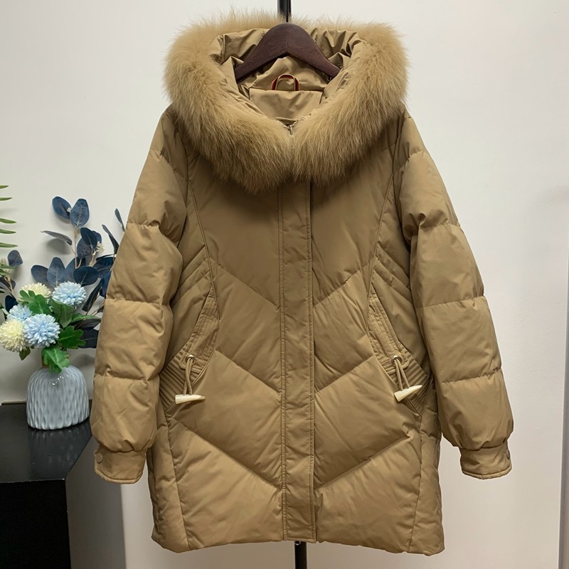 妈妈装羽绒服冬季宽松大码中老年