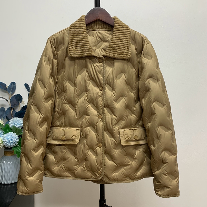 冬季新品妈妈装羽绒服宽松外套