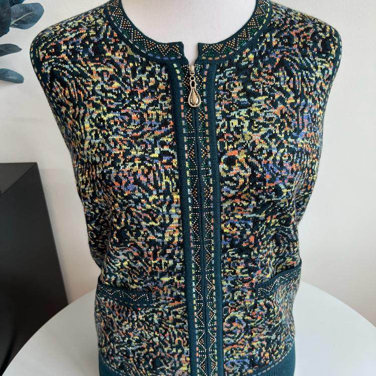 秋冬奶奶装加厚外套针织宽松大码上衣拉链开衫中老年妈妈装女毛衣