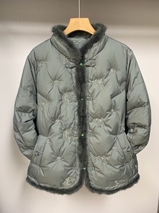 专柜货冬季妈妈装85绒羽绒服抗寒保暖宽松中老年白鸭绒短款外套女