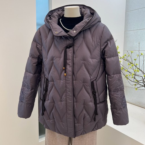 冬季妈妈装厚款抗寒羽绒服外套