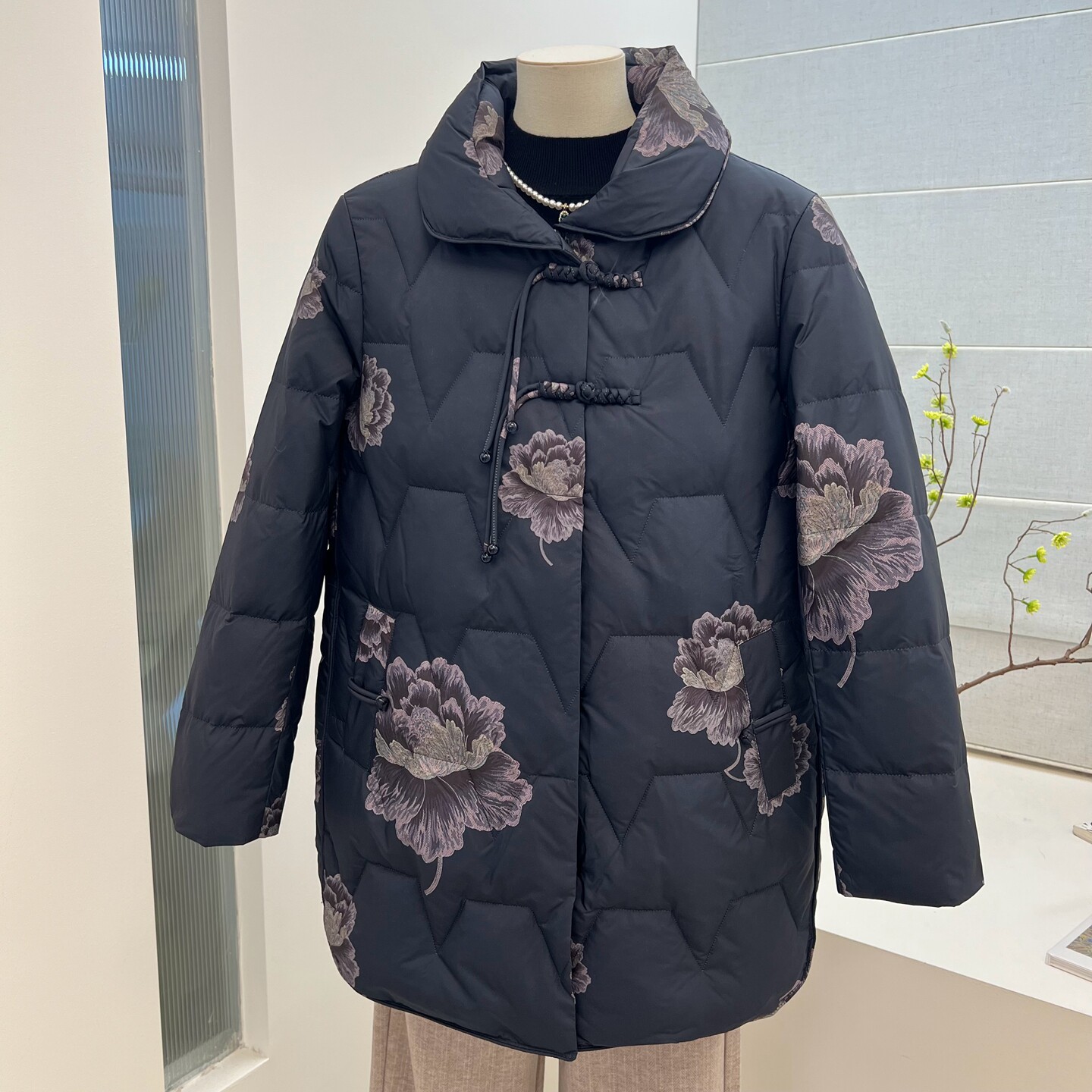 冬季中老年妈妈装羽绒服外套