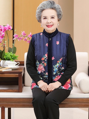 冬季新款高端妈妈装白鸭绒羽绒服