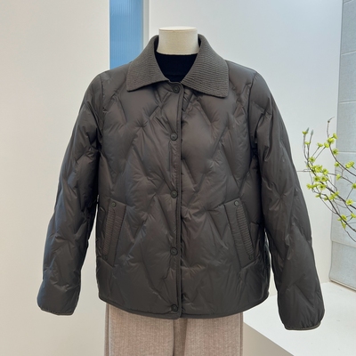 冬季新款妈妈装羽绒服短款外套