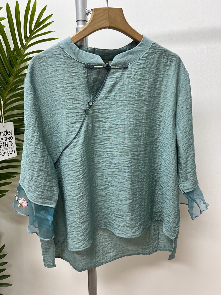 夏季新品中老年洋气妈妈装奶奶装