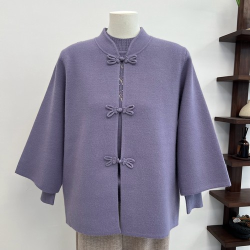 毛衣5060岁女装开衫套装上衣