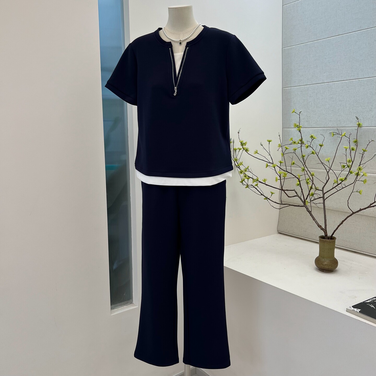 妈妈装夏季休闲运动服两件套2026新款中老年t恤短袖上衣时尚套装