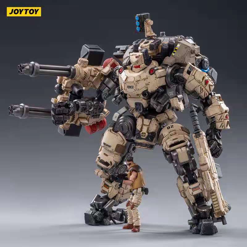 JOYTOY暗源机甲沙漠版钢骨强击机甲变形玩具关节可动兵人模玩-封面