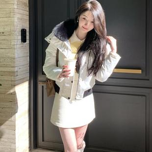雪国月光Wcouture原创新品 羽绒服 缎面高级质感 狐狸毛领滑雪服款