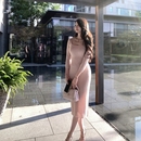 显瘦优雅羊毛针织连衣裙 型 不费力赢很大Wcouture大方领经典 版