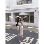 随风Wcouture优雅迷人 抗皱百搭鱼尾型显瘦双色半身裙 老钱气质