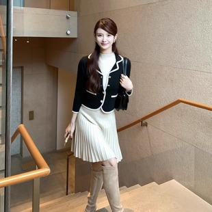 好版 优雅气质百搭羊毛开衫 型 外套 西装 文佳佳小姐Wcouture原创