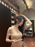 老神在在Wcouture原创 老钱气质 康赛妮精纺羊绒修身背心上衣