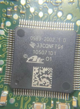 0989-2002.1D 适用福特福克斯ABS泵电脑板CPU内部故障通讯通病