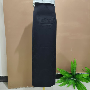 傣族民族女装缎面提花半身裙女2024秋季新款高腰显瘦气质中长款